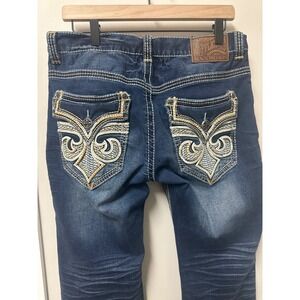 Affliction Black Premium Blake Jeans Men's Straight Leg Distressed Denim Size 31